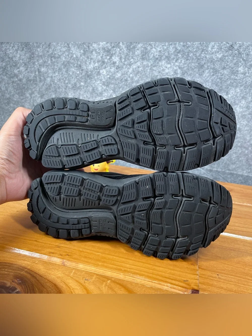 Brooks Ghost 12 Womens Size 7 B Black Gray Running Shoes Sneakers 1203051B040 - Picture 15 of 16